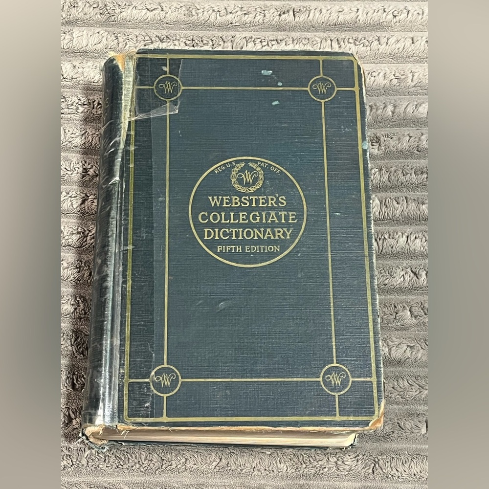 Webster's Collegiate Dictionary Fifth Edition, 1936